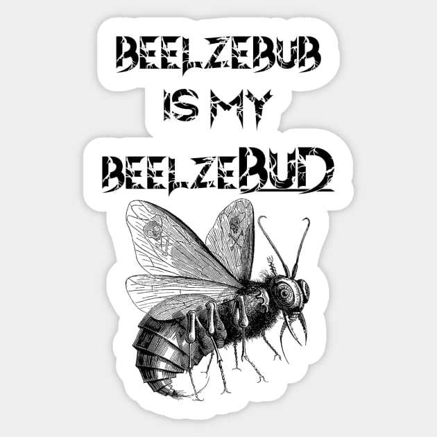 My BeelzeBUD Sticker by ScreamKingsPod